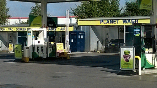 Tardis-in-York-Petrol-Stati
