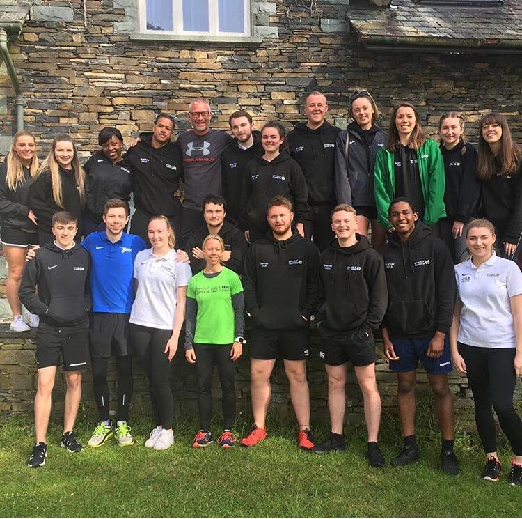Physio Crew 2018 with Sarah